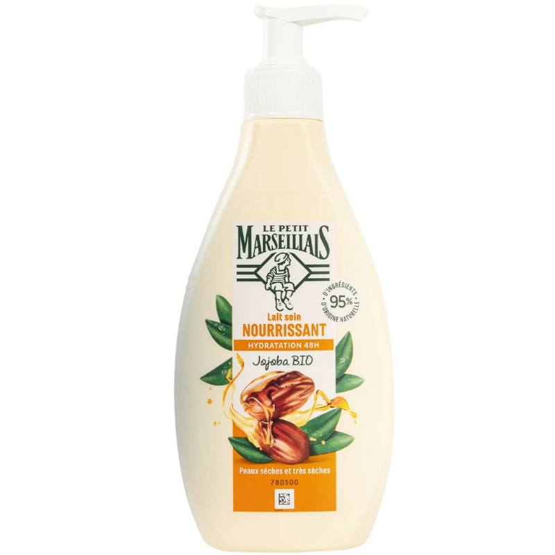 Sữa dưỡng ẩm Le Petit Marseillais 95% hữu cơ dầu jojoba 250ml