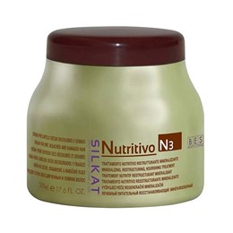 HẤP DẦU PHỤC HỒI TÓC BES HERGEN SILKAT NUTRITIVO 500ML