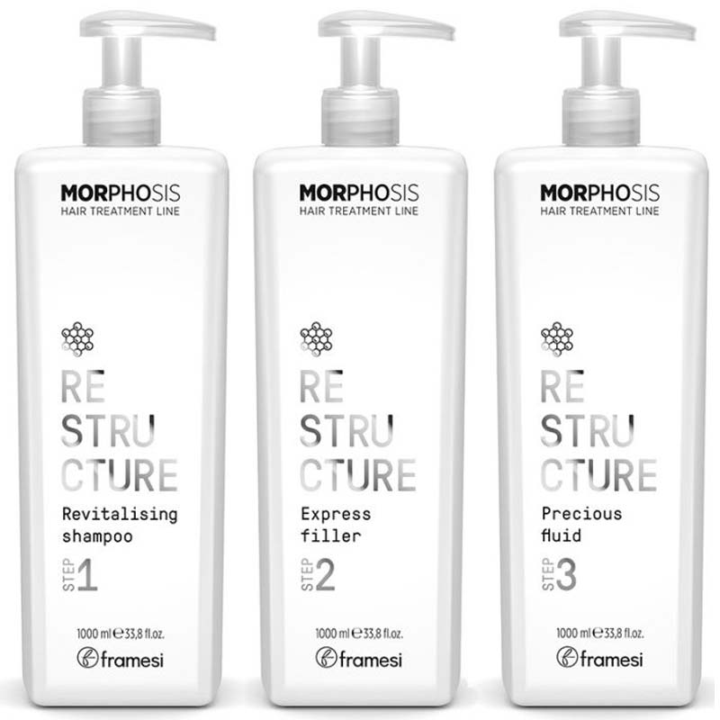 Bộ Phục Hồi Tóc Framesi Morphosis Re-Structure 1000ml x 3 Bộ Phục Hồi Tóc Framesi Morphosis Re-Structure 1000ml x 3
