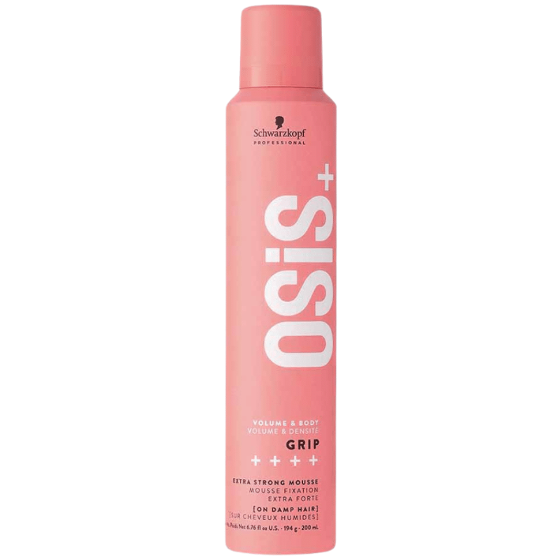MOUSSE TẠO PHỒNG TÓC SIÊU CỨNG OSiS+ GRIP 200ML