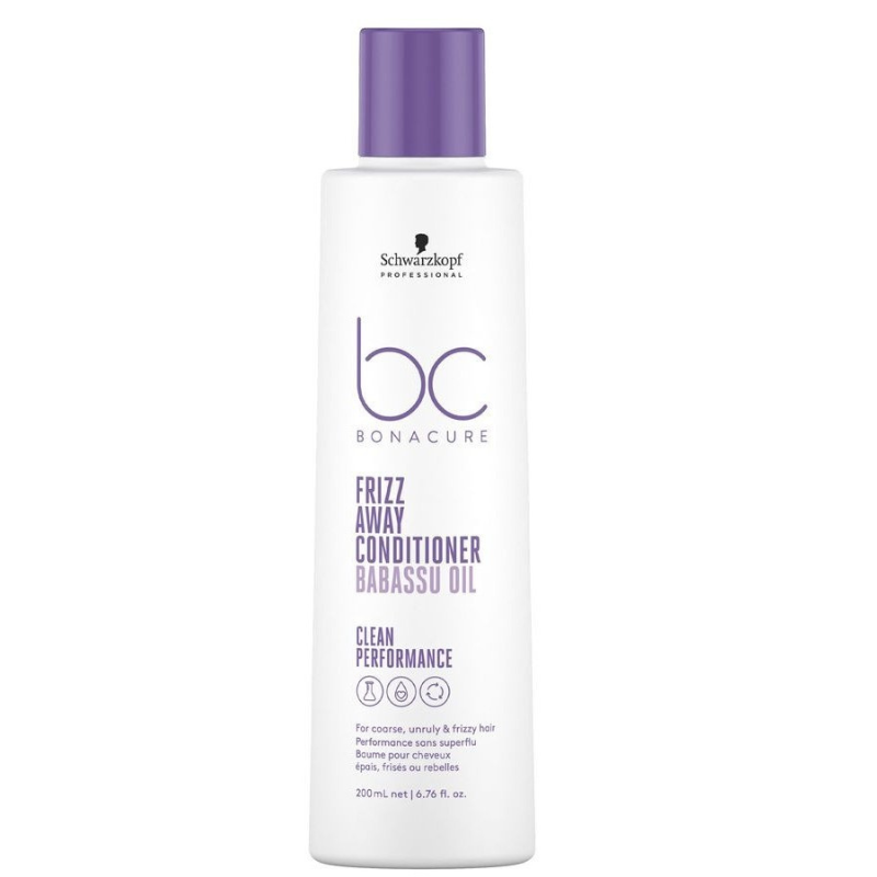 DẦU XẢ SCHWARZKOPF FRIZZ AWAY BABASSU OIL TÁI TẠO PHỤC HỒI TÓC 200ML