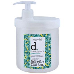 HẤP DẦU, DẦU XẢ KERATIN & DƯỢC THẢO HỖ TRỢ DƯỠNG TRỊ TÓC HƯ TỔN NOUVELLE DOUBLE EFFECT NUTRITIV 1000ML