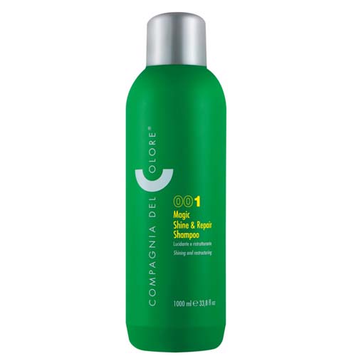 DẦU GỘI PHỤC HỒI TÓC HƯ TỔN DEL COLORE MAGIC 001 SHINE & REPAIR SHAMPOO 1000ML