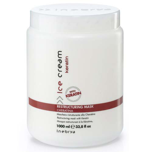 HẤP DẦU PHỤC HỒI CHỨA TINH CHẤT KERATIN INEBRYA RESTRUCTURING MASK 1000ML