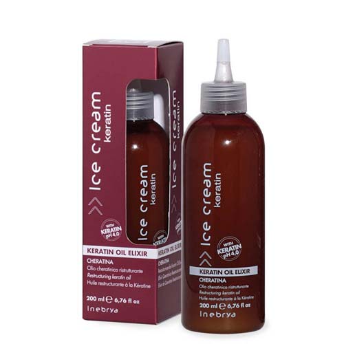 TINH CHẤT PHỤC HỒI TÓC HƯ NÁT INEBRYA KERATIN RESTRUCTURING ELIXIR 200ML