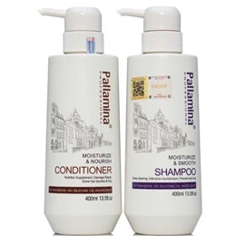 DẦU GỘI XÃ PHỤC HỒI TÓC HƯ TỔN PALLAMINA COLLAGEN KERATIN 400ML