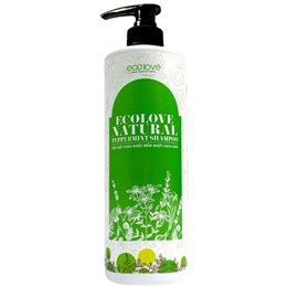 Dầu gội Ecolove thảo dược mềm mượt sạch gàu Natural PepperMint 1000ml
