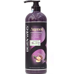 Dầu xả Berdywin phục hồi tóc hư tổn argan oil 1000ml