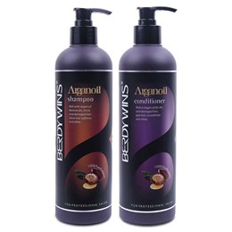 Dầu gội xả Berdywin phục hồi tóc hư tổn argan oil 500ml