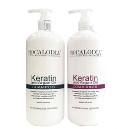 DẦU GỘI XÃ CALODIA KERATIN PHỤC HỒI TÓC HƯ TỔN NẶNG 500ML