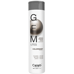 DẦU GỘI CELEB GEM LITES BROWN TAHITIAN DÀNH CHO TÓC MÀU NÂU ĐẬM VÀ ĐEN 244ML