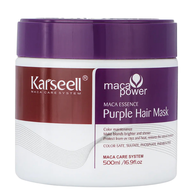 MẶT NẠ TÍM KARSEELL DÀNH CHO TÓC TẨY PURPLE HAIR MASK 500ML MẶT NẠ TÍM KARSEELL DÀNH CHO TÓC TẨY PURPLE HAIR MASK 500ML