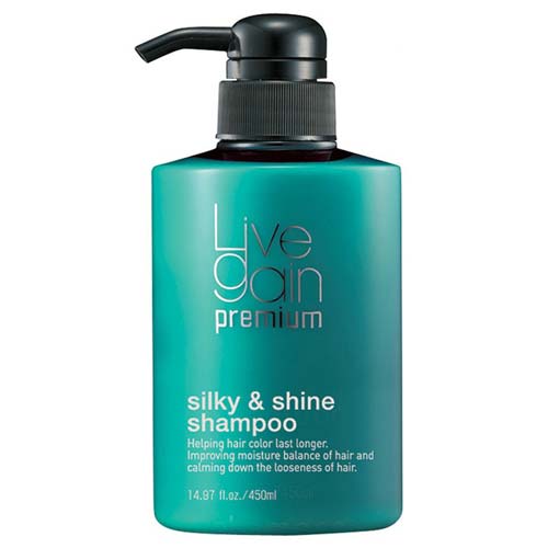 DẦU GỘI DƯỠNG MÀU NƯỚC HOA LIVEGAIN PREMIUM SILKY & SHINE 450ML