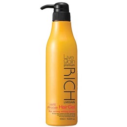 GEL LÀM MỀM VÀ TẠO PHỒNG TÓC LIVEGAIN PREMIUM RICH PROTEIN GLAZE 500ML