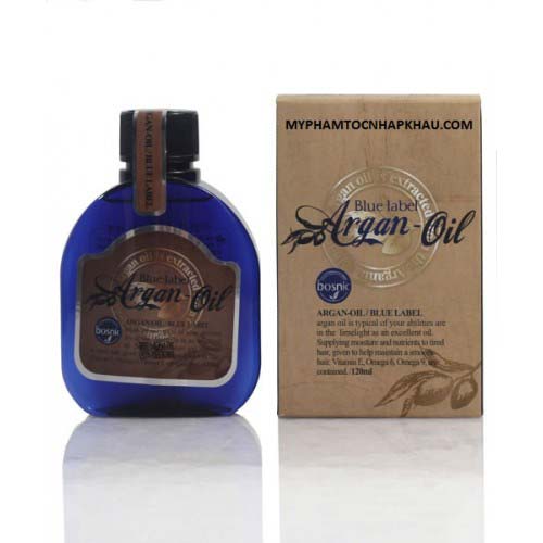 TINH DẦU PHỤC HỒI TÓC HƯ ARGAN OIL BLUE LABEL BOSNIC 120ML