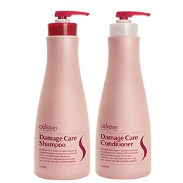 DẦU GỘI XẢ TÁI TẠO TÓC HƯ TỔN DAMAGE CARE OBSIDIAN 1500ML
