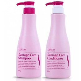 DẦU GỘI XẢ OBISIDIAN TÁI TẠO TÓC (DAMAGE CARE SHAMPOO/CONDITIONER) 580ML