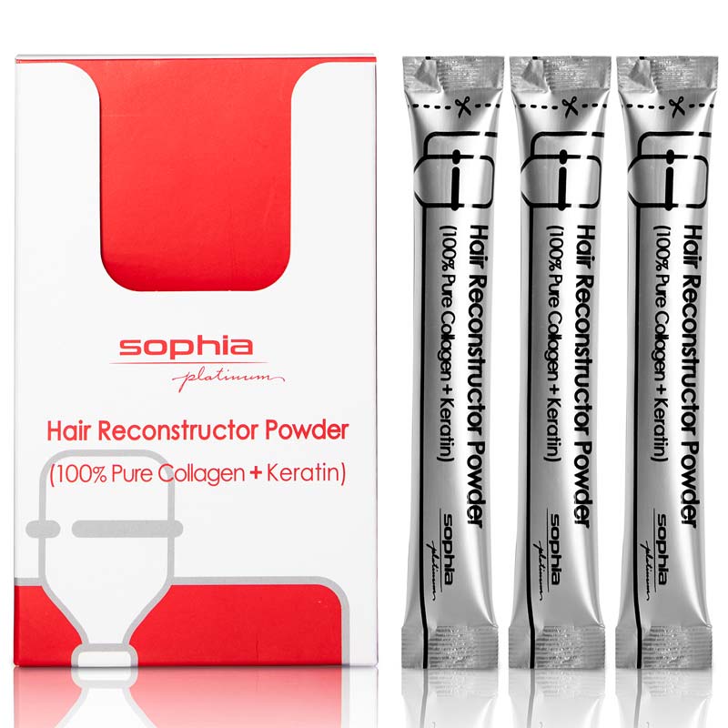 BỘT COLLAGEN VÀ KERATIN HAIR RECONSTRUCTOR POWDER 3GX10 GÓI BỘT COLLAGEN VÀ KERATIN HAIR RECONSTRUCTOR POWDER 3GX10 GÓI