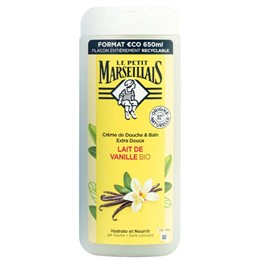 Sữa tắm Le Petit Marseillais 92% hữu cơ chiết xuất vani 650ml