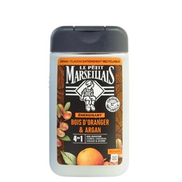 Sữa Tắm 92% Hữu Cơ Le Petit Marseillais 4in1 Hương Cam & Tinh Dầu Argan 250ml