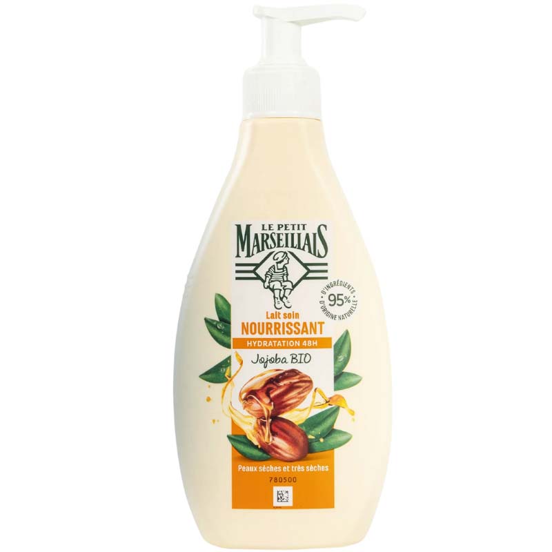 Sữa dưỡng ẩm Le Petit Marseillais 95% hữu cơ dầu jojoba 250ml