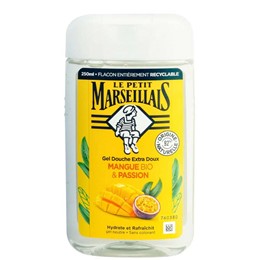 Gel tắm Le Petit Marseillais 92% hữu cơ chiết xuất xoài và chanh dây 250ml