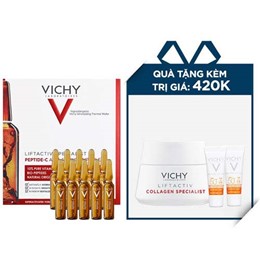 COMBO LIFTACTIV SPECIALIST AMPOULE GLYCO C DƯỠNG SÁNG DA, MỜ THÂM NÁM BAN ĐÊM