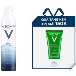 BỘ SẢN PHẨM VICHY THERMAL WATER XỊT KHOÁNG DƯỠNG DA 300ML