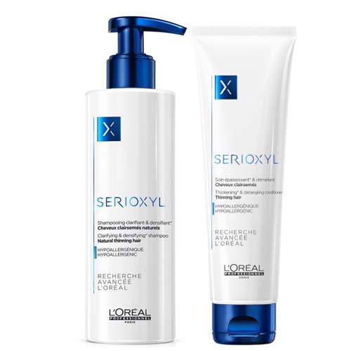DẦU GỘI XẢ SERIOXYL FULLER LOREAL CHO MÁI TÓC DÀY HƠN NGAY LẬP TỨC 250ML DẦU GỘI XẢ SERIOXYL FULLER LOREAL CHO MÁI TÓC DÀY HƠN NGAY LẬP TỨC 250ML