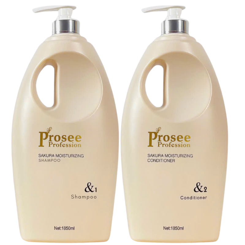 DẦU GỘI XẢ PROSEE SAKURA DƯỠNG ẨM CHO TÓC KHÔ XƠ 1850ML