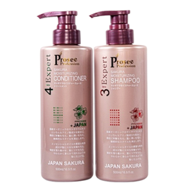 DẦU GỘI XẢ PROSEE SAKURA CHO TÓC DẦU, BẾT DÍNH VÀ CHỐNG RỤNG 500ML