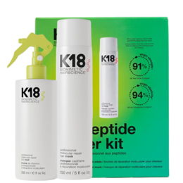 Bộ sản phẩm phục hồi tóc hư tổn K18 Pro Peptide Starter Kit 150ml