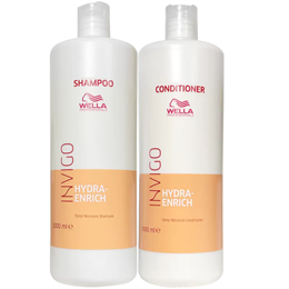 BỘ DẦU GỘI XÃ WELLA ENRICH CHO TÓC KHÔ XƠ HƯ TỔN 1000ML