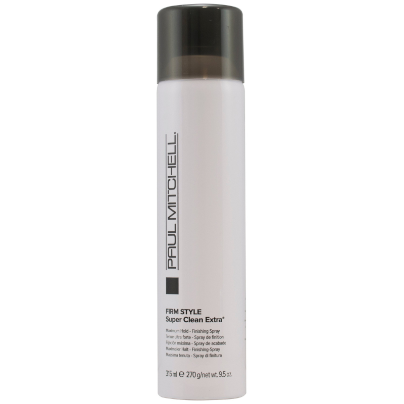 XỊT TẠO KIỂU PAUL MITCHELL GIỮ NẾP TÓC CỨNG SUPER CLEAN EXTRA 315ML