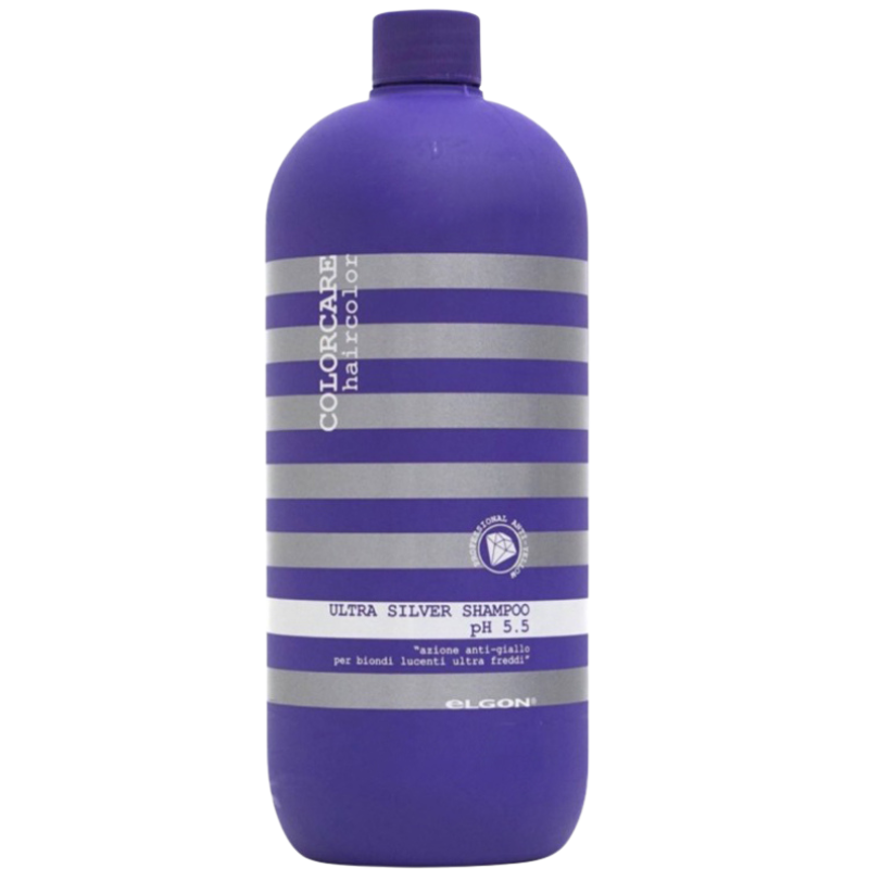 DẦU GỘI TÍM ELGON ULTRA SILVER KHỬ VÀNG CHO TÓC TẨY 1000ML