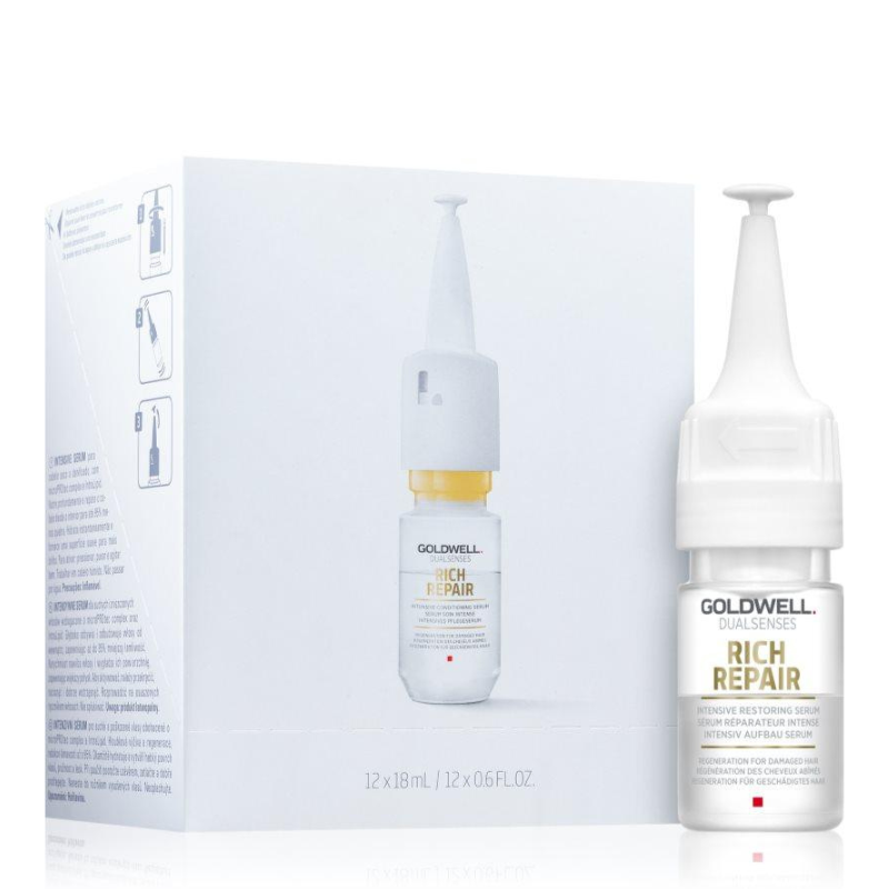 TINH CHẤT DƯỠNG TÓC VÀ HỖ TRỢ CHỮA TRỊ GOLDWELL RICH REPAIR 12X18ML