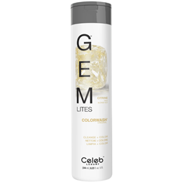 DẦU GỘI CELEB GEM LITES COLORWASH CHO TÓC NHUỘM VÀNG RẤT SÁNG 244ML
