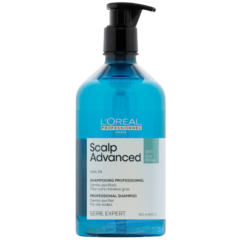 DẦU GỘI CHĂM SÓC DA ĐẦU BỊ DẦU L'OREAL SCALP ADVANCED 500ML DẦU GỘI CHĂM SÓC DA ĐẦU BỊ DẦU L'OREAL SCALP ADVANCED 500ML