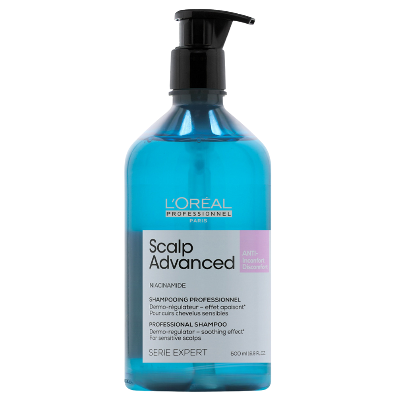 DẦU GỘI CHĂM SÓC DA ĐẦU NHẠY CẢM L'OREAL SCALP ADVANCED 500ML DẦU GỘI CHĂM SÓC DA ĐẦU NHẠY CẢM L'OREAL SCALP ADVANCED 500ML