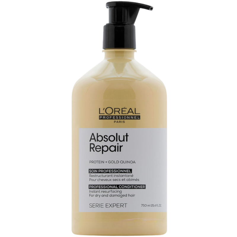 DẦU XẢ L'OREAL ABSOLUT REPAIR GOLD PHỤC HỒI TÓC HƯ TỔN 750ML DẦU XẢ L'OREAL ABSOLUT REPAIR GOLD PHỤC HỒI TÓC HƯ TỔN 750ML