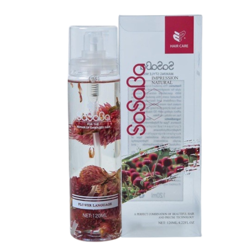 TINH DẦU DƯỠNG TÓC HOA NGÔN SASABA 120ML