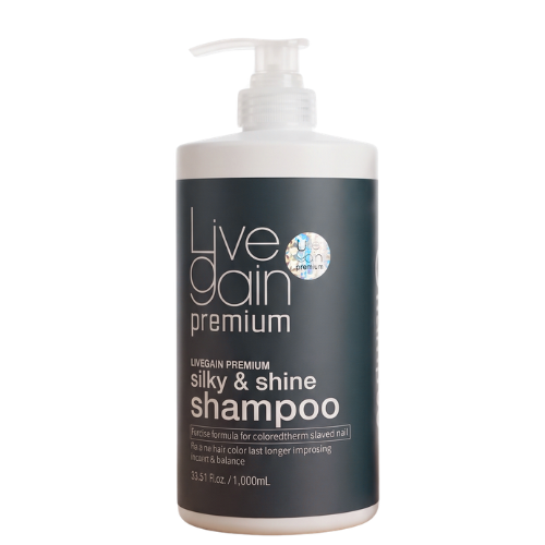 DẦU GỘI DƯỠNG MÀU NƯỚC HOA LIVEGAIN PREMIUM SILKY & SHINE 1000ML