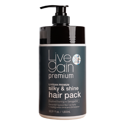 KEM Ủ TÓC SIÊU MƯỢT NƯỚC HOA LIVEGAIN PREMIUM SILKY & SHINE HAIR PACK 1000ML