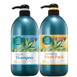 DẦU GỘI HẤP THẢO DƯỢC ĐẶC TRỊ TÓC HƯ TỔN LIVEGAIN INTENSIVE HERB PACK 500ML