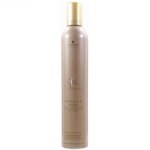 MOUSSE DƯỠNG ẨM CHO TÓC HƯ TỔN SCHWARZKOPF OIL ULTIME MARULA & ROSE LIGHT OIL 500ML