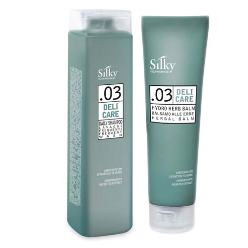 DẦU GỘI XÃ CHĂM SÓC TÓC SUÔN MƯỢT SILKY DELI CARE HIDRO HERB BALM 250ML