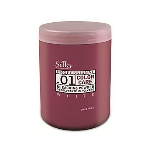 BỘT TẨY MÀU NHUỘM SILKY POWDER WHITE 500ML