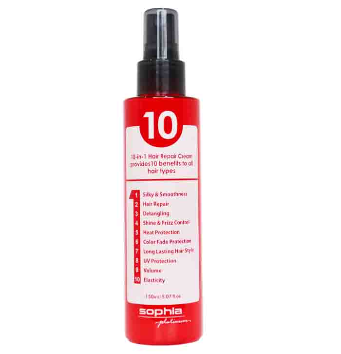 XỊT DƯỠNG PHỤC HỒI TÓC 10 IN 1 SOPHIA PLATINUM 150ML