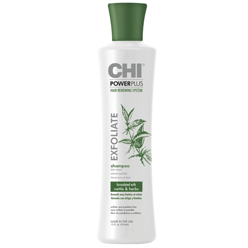 DẦU GỘI CHI POWER PLUS EXFOLIATE GIÚP TRỊ RỤNG VÀ MỌC TÓC 355ML