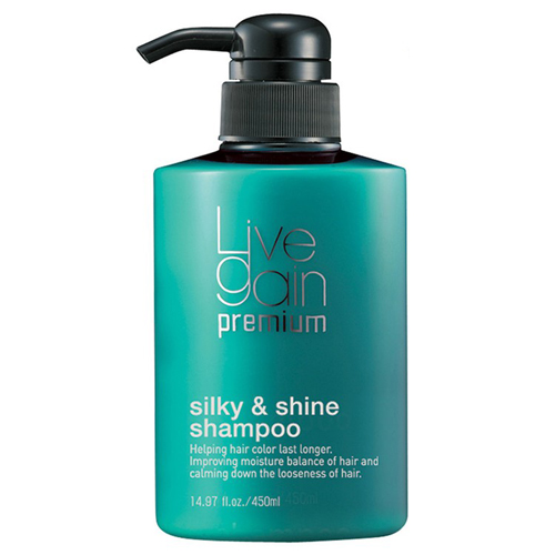 DẦU GỘI DƯỠNG MÀU NƯỚC HOA LIVEGAIN PREMIUM SILKY & SHINE 450ML